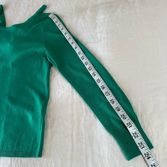 Banana Republic Kelly Green Filpucci Tie Back Sweater XS - Picture 8 of 8